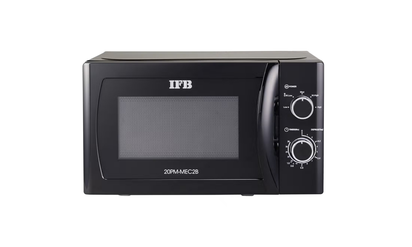 IFB 20PM-MEC2B 20 L Solo Microwave Oven with 5 Power Level Settings and Easy Clean Cavity