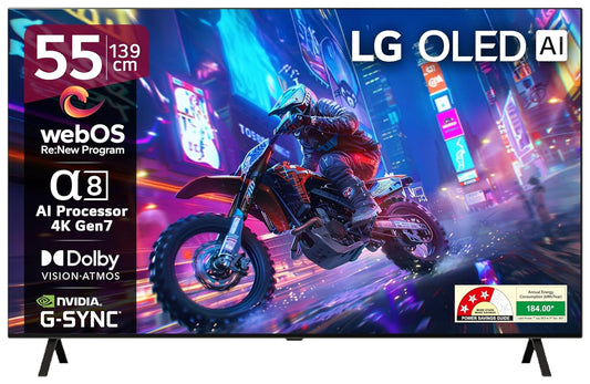 LG 139 cm (55 inches) OLED B4 Series 4K Ultra HD Smart OLED TV OLED55B46LA