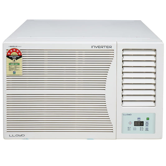 Lloyd 1.5 Ton 5 Star Inverter Window AC (Copper, Clean Air Filter, 2025 Model, GLW18I5FWPGA, White)