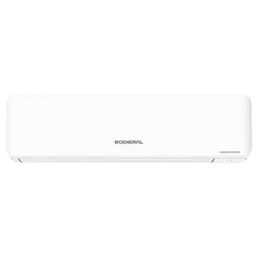 O General 2 Ton 3 Star Inverter Split AC | Copper Condenser | Silicon Coated PCB | Self Diagnosis | Coanda Airflow | Economy Mode | Advance Hyper Tropical (ASGG24CPAB-B, White, 2025 Model)