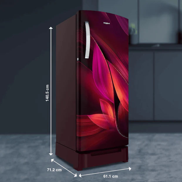 Whirlpool 236 L Direct Cool Single Door 3 Star Refrigerator (Model: 260 IMPRO PRM 3S WINE BREEZE, SKU: 73766)