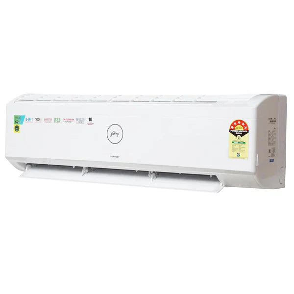 Godrej SIC 18ITC5-WYD 1.5 Ton 5 Star, 5-In-1 Convertible Cooling, Inverter Split AC,Anti-Dust Filter (Copper, White)