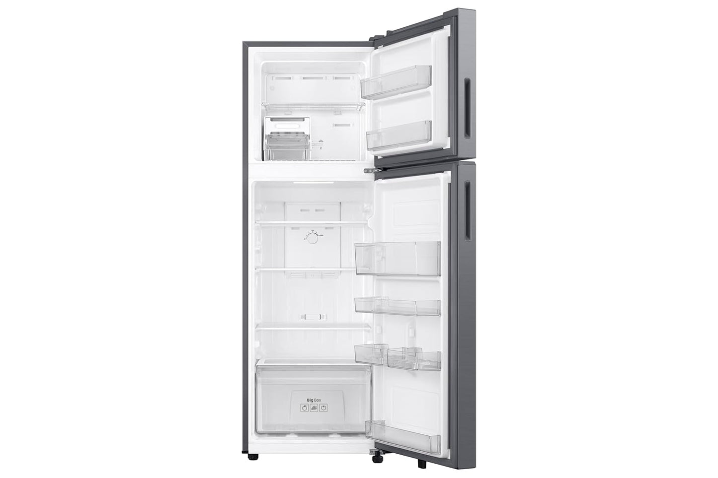Samsung 256 L 2 Star Frost Free Double Door Refrigerator, RT40H30W2PHL, Elegant Inox