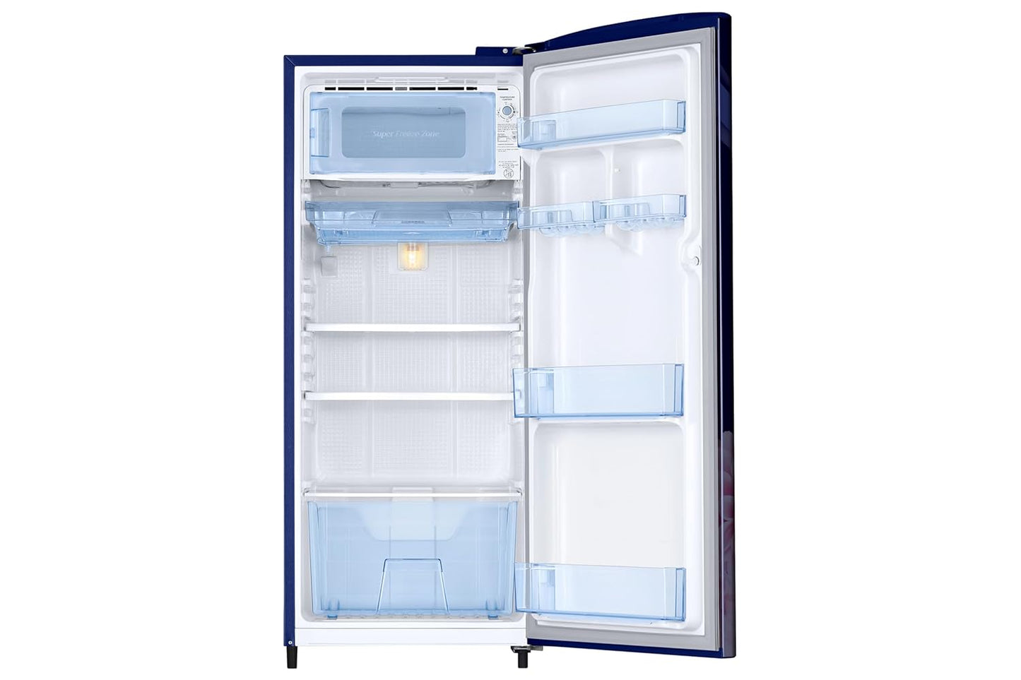 Samsung 183 L, 3 Star, Digital Inverter, Direct-Cool Single Door Refrigerator (RR20F2723BB/NL, Begonia Blue)