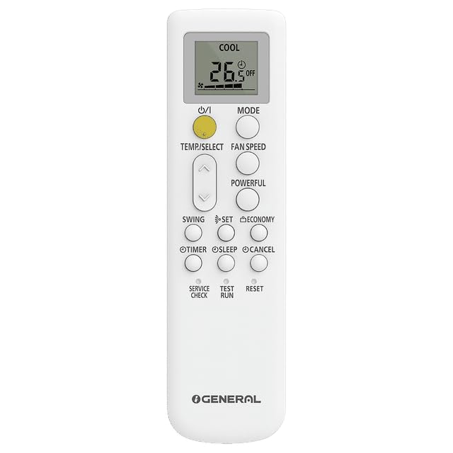 O General 2 Ton 3 Star Inverter Split AC | Copper Condenser | Silicon Coated PCB | Self Diagnosis | Coanda Airflow | Economy Mode | Advance Hyper Tropical (ASGG24CPAB-B, White, 2025 Model)