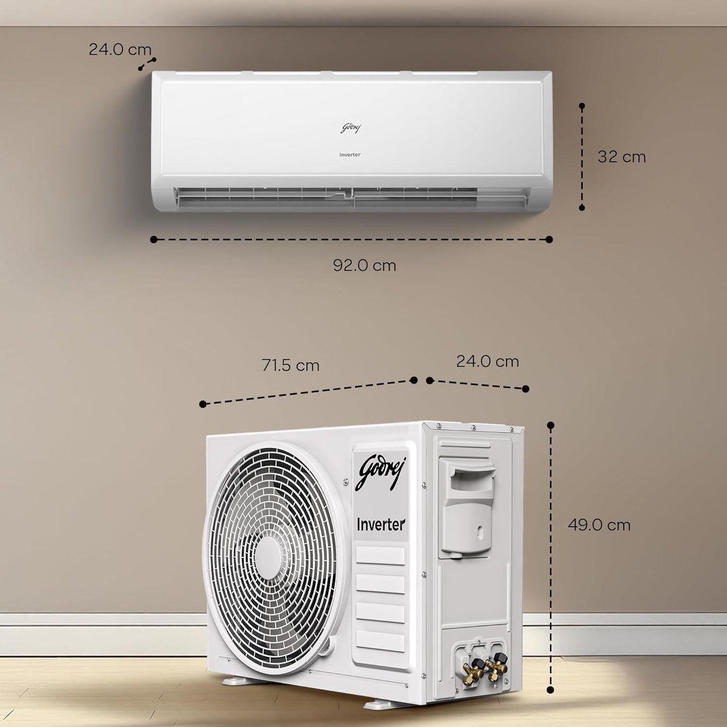 Godrej 1.5 Ton 3 Star Inverter Split AC (Model: AC 1.5 TON HIC 18Q3TH WA) 2026
