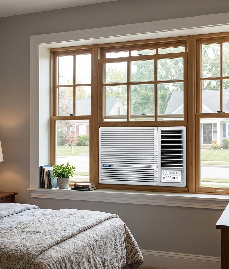 Blue Star WFA312LXU-WIND Window Air Conditioner – 1 Ton | 3 Star | Turbo Cooling AC