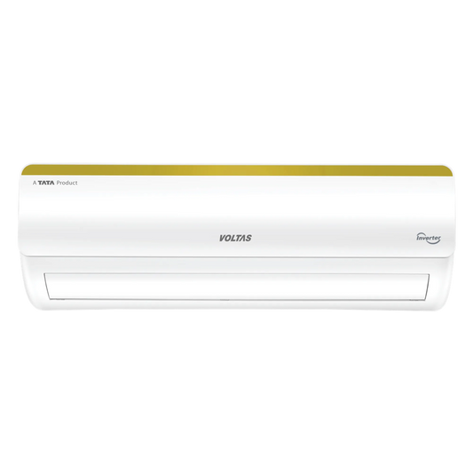 Voltas 185V Vertis Smart Elite Gold 1.5 ton 5 star inverter Split AC|5-IN-1 Adjustable mode|Energy Efficient|Wifi Enabled|High ambient Cooling-cools even at 52°C|Anti dust filter|Copper Coil|White