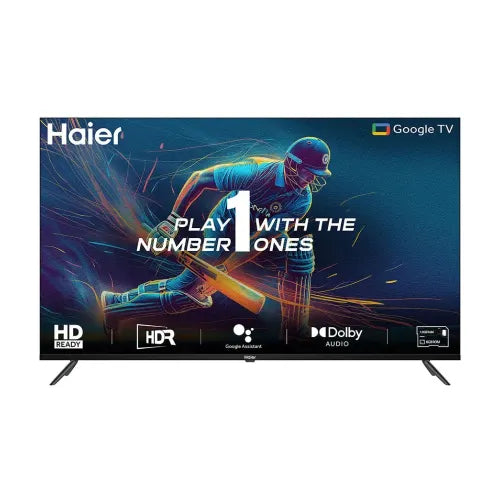 Haier 80 cm (32 inch) HD Ready Smart Google TV | HDR10 | Dolby Audio | Google Assistant | Chromecast Built-in | Bezel-Less LED TV (32A9G)