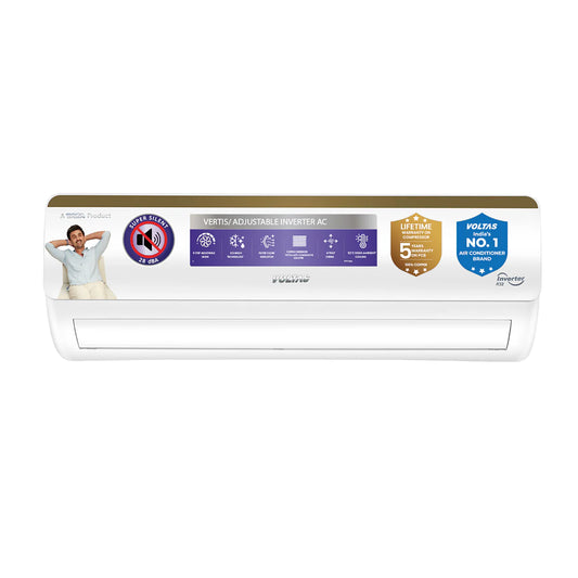 Voltas Split Air Conditioner, 1.5 Ton, 5 Star - 185INV Vertis Elite Gold