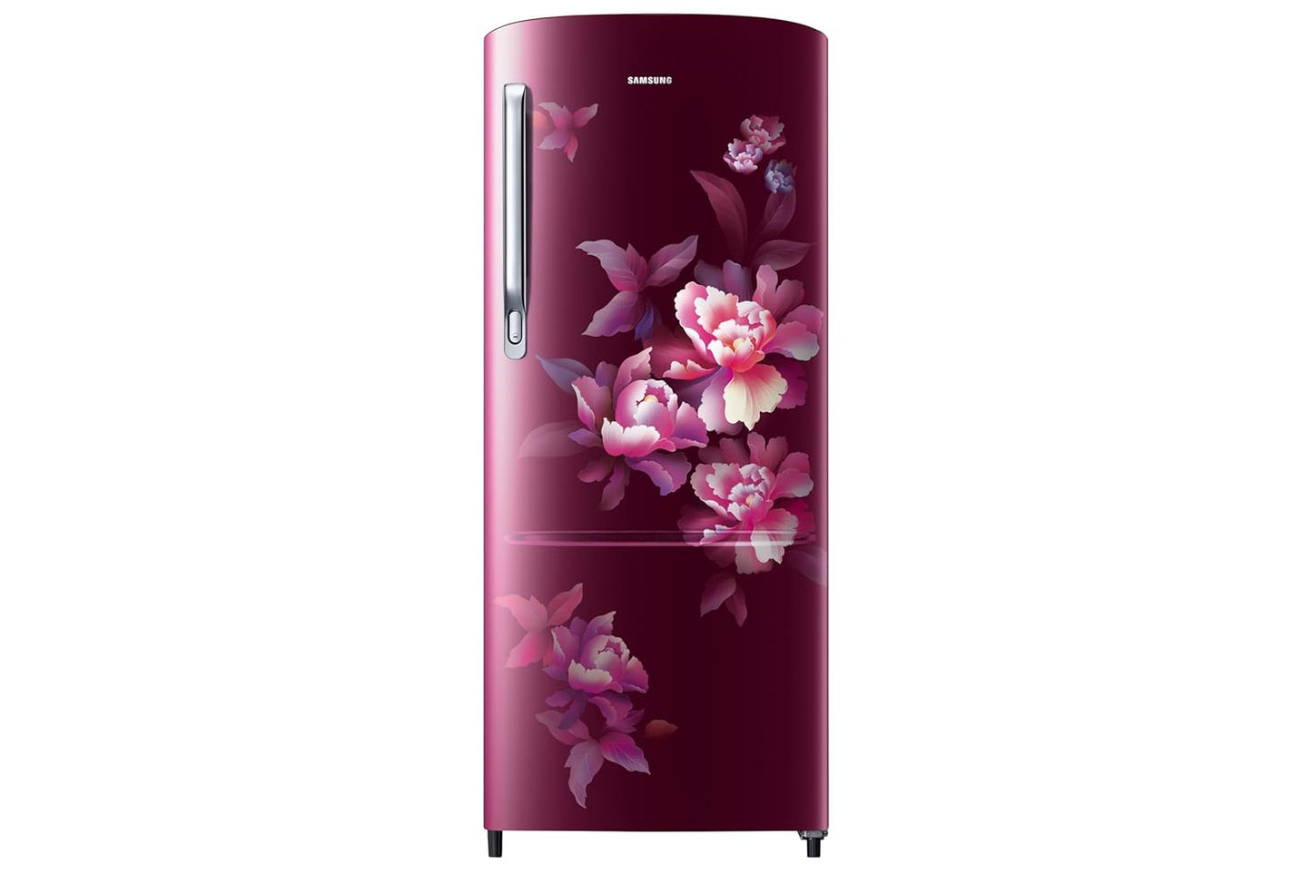 Samsung RR20H2712HN 183-litre Direct Cool Single Door Refrigerator featuring a Digital Inverter Compressor and a 2-star energy efficiency rating..