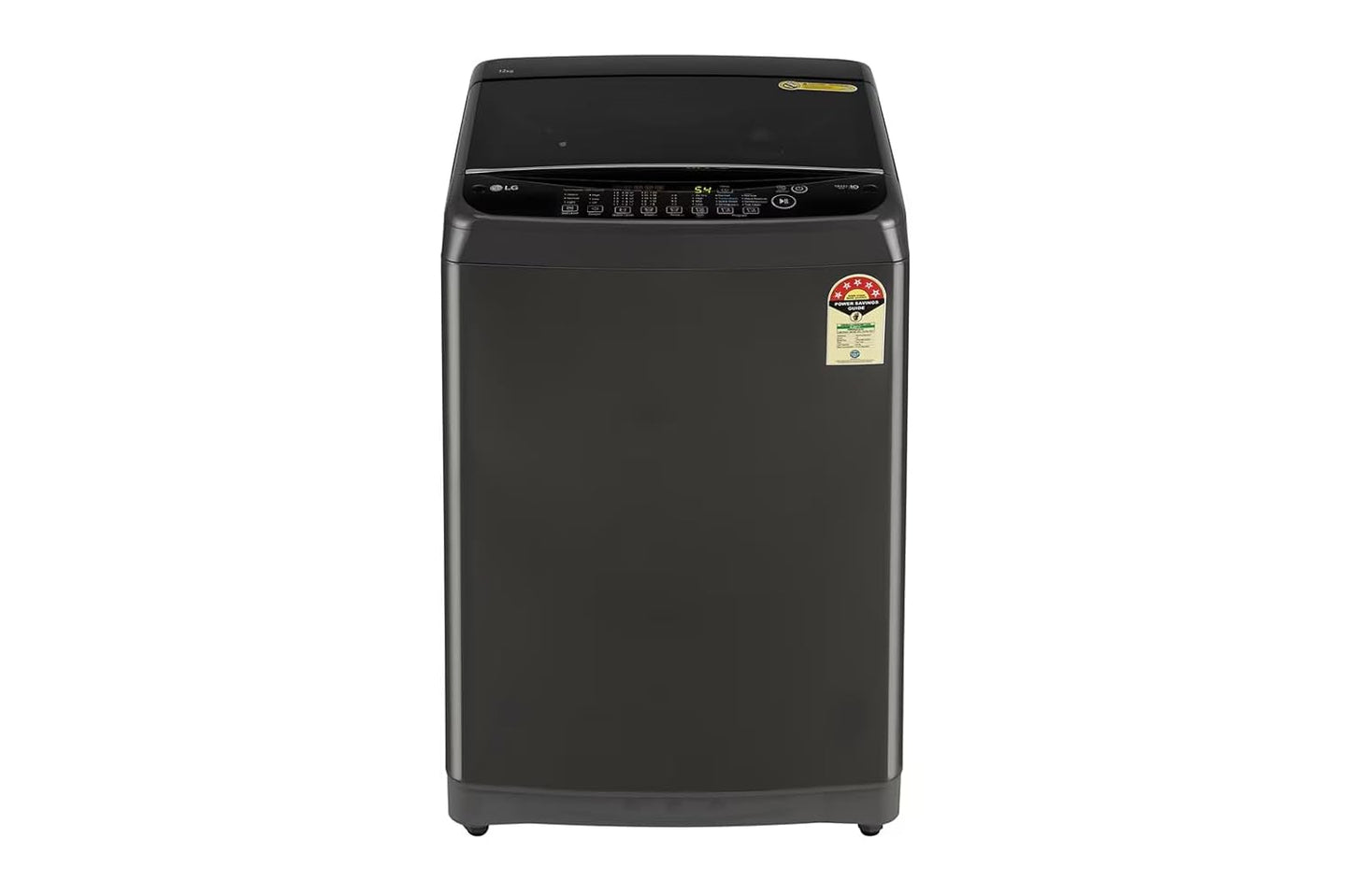 LG 12Kg Top Load Washing Machine, Smart Inverter Motor, (T12SJMB1Z,Middle Black)
