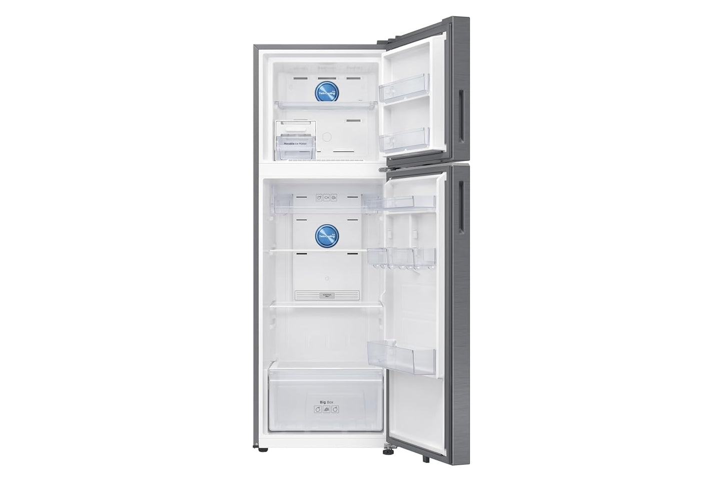 Samsung 350 L, 2 Star, Convertible 5-in-1, Digital Inverter, Frost Free Double Door, WiFi Bespoke AI Refrigerator (RT38HG5A42S8HL, Silver, Light DOI Metal, 2026 Model)