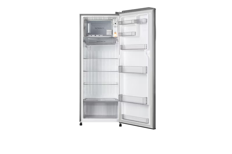 LG 261 L 3 Star Direct Cool Single Door Refrigerator, Shiny Steel, GLD2736YBPZ