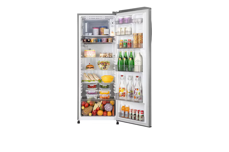 LG 261 L 3 Star Direct Cool Single Door Refrigerator, Shiny Steel, GLD2736YBPZ