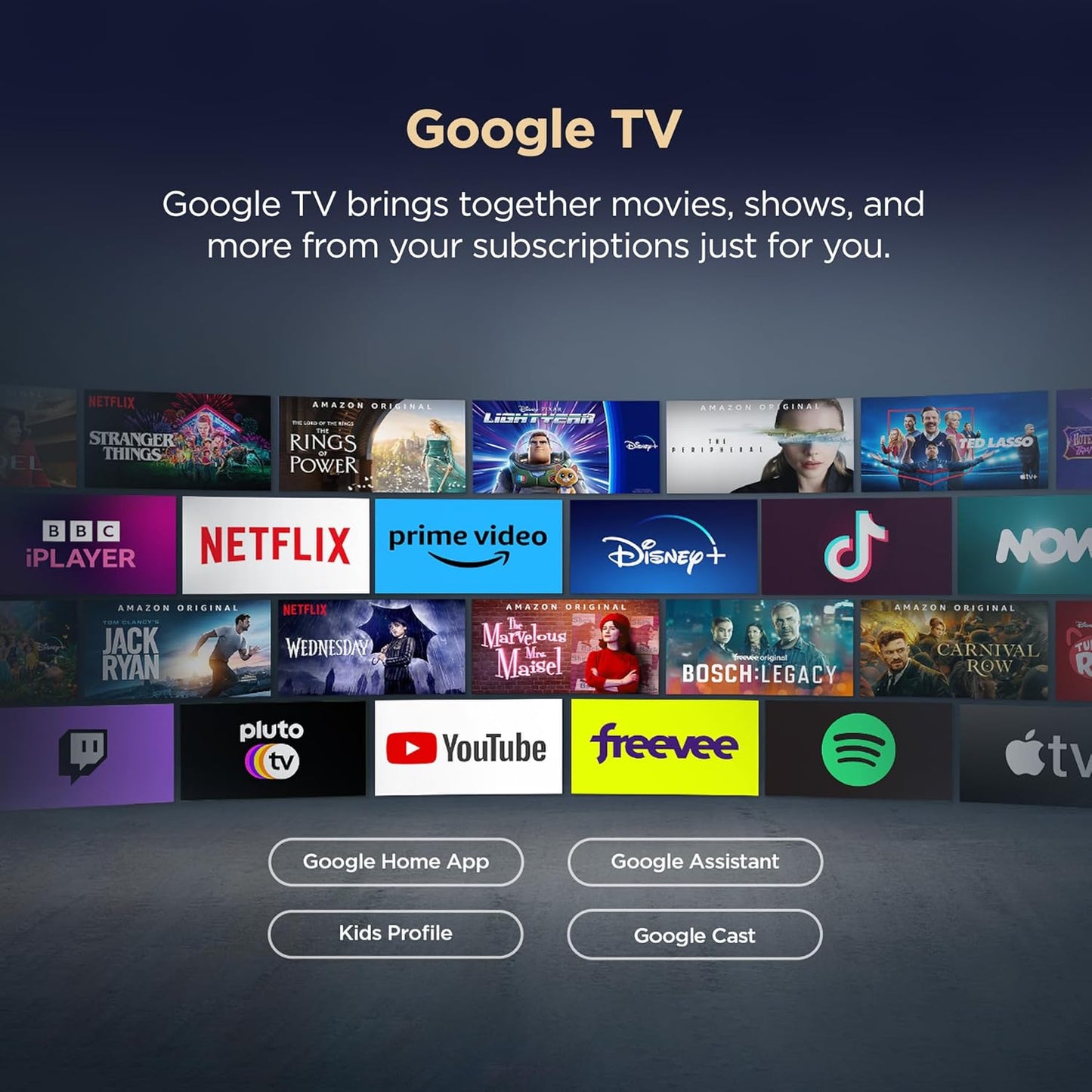 TCL 108 cm (43 inches) 4K Ultra HD Smart LED Google TV 43P6L