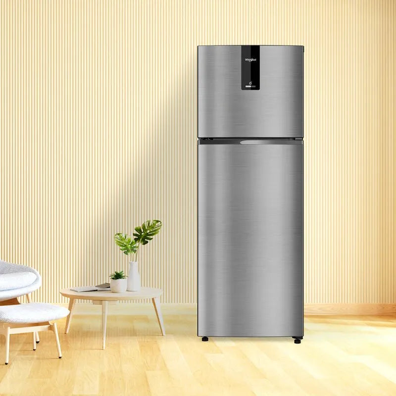 22421 Intellifresh 327L 2 Star Frost Free Double-Door Refrigerator - Illusia Steel
