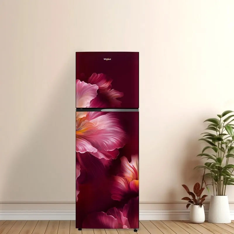 Whirlpool 235L 2 Star Frost-Free Double Door Refrigerator (NEO SP278 PRM Wine Velvet, Model 22318)
