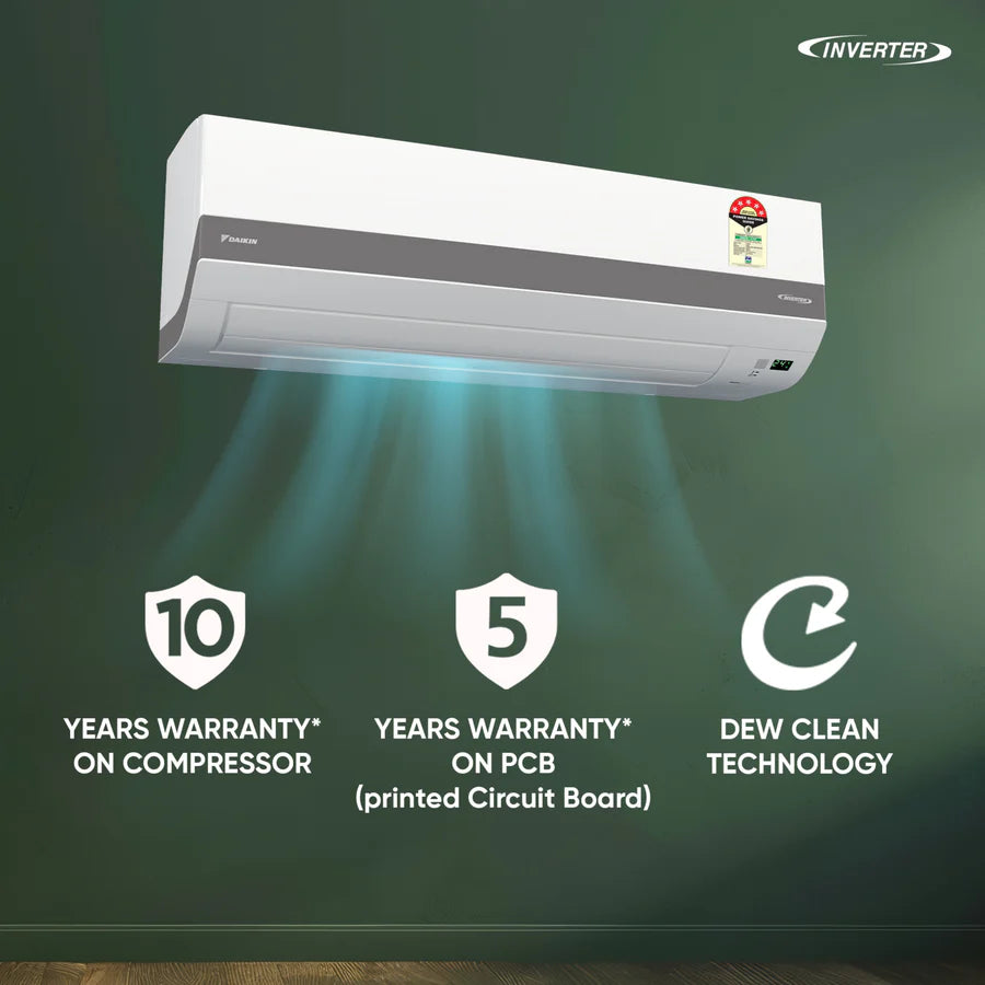 Daikin FTKM35XV16VAA 1.0 Ton Inverter 5 Star Split Air conditioner