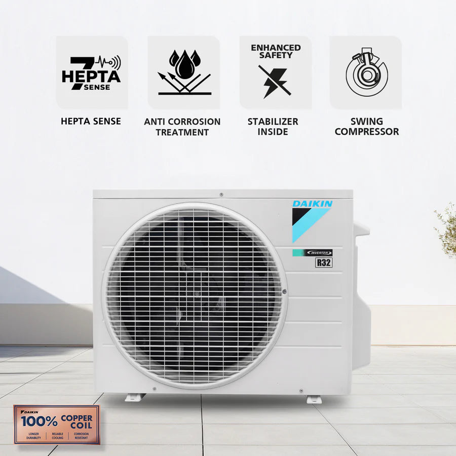 Daikin FTKM35XV16VAA 1.0 Ton Inverter 5 Star Split Air conditioner