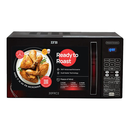 IFB 30 L Convection Microwave Oven (30FRC2, Floral Pattern) (Black), STANDARD
