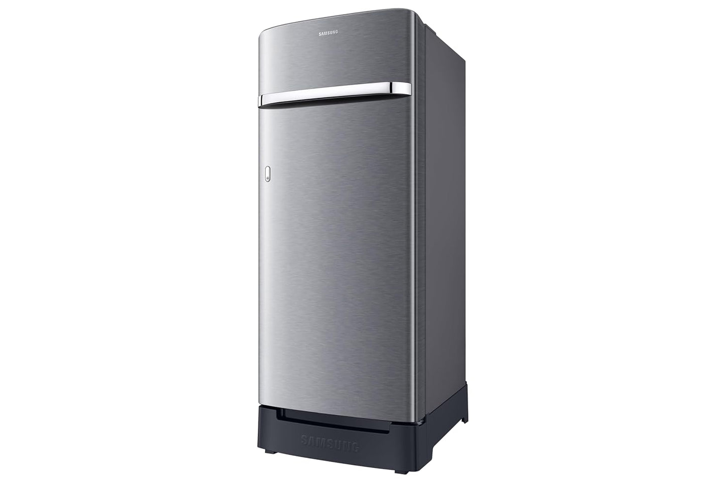 Samsung 215 L, 4 Star, Digital Inverter, Direct-Cool Single Door Refrigerator (RR23H2H34S8/HL, Silver, Elegant Inox, Base Stand Drawer, Single Touch Defrost, 2026 Model)