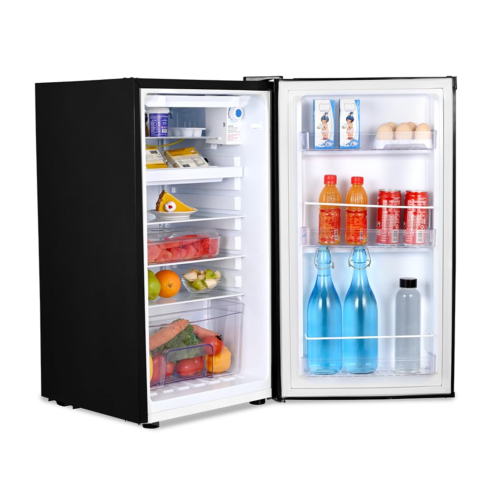BPL 85 Litres 2 Star Single Door Refrigerator (Silver Black, BRC-F110RBPSKV)