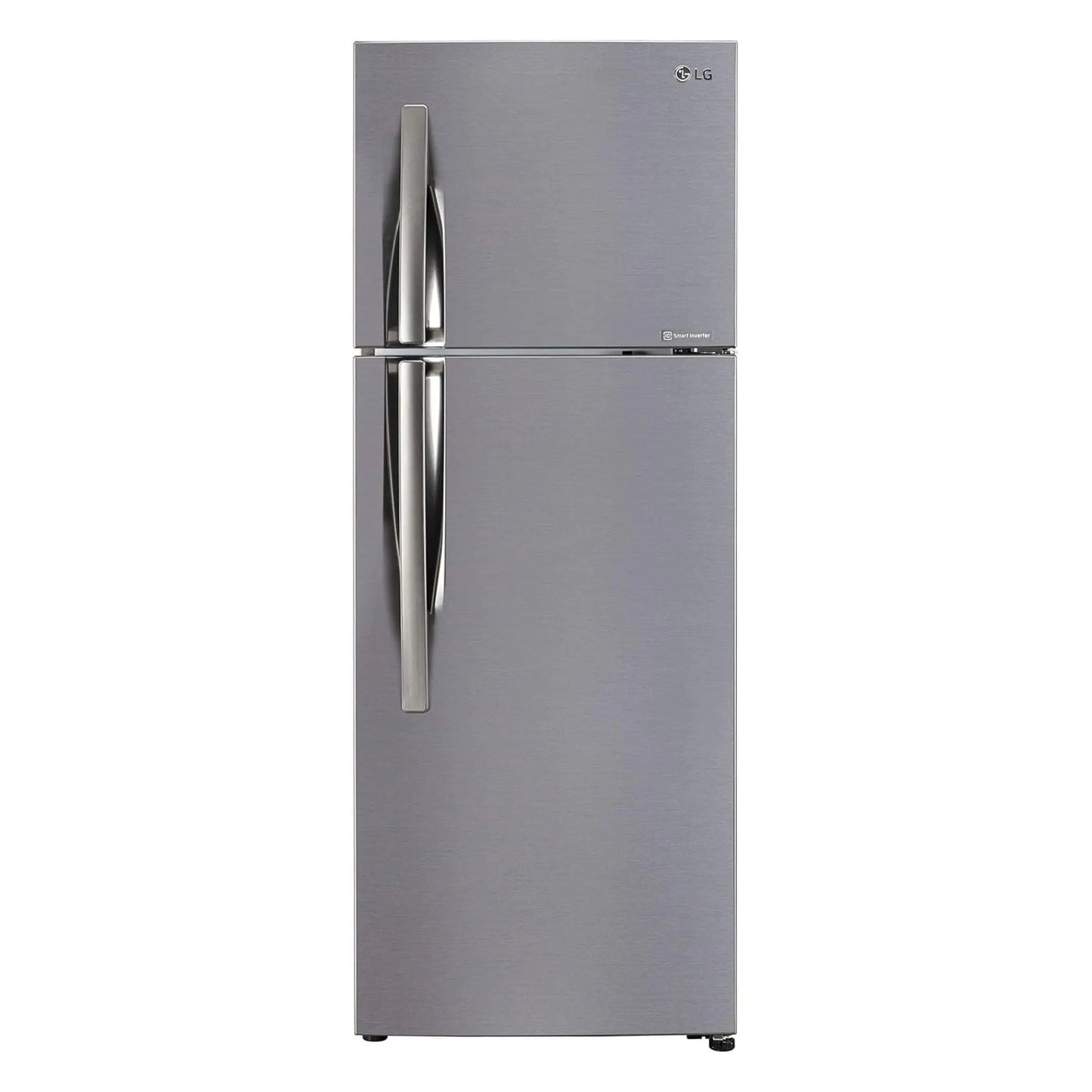 LG 291 L Frost Free Double Door 2 Star Refrigerator  (Shiny Steel, GL-C322KPZY)