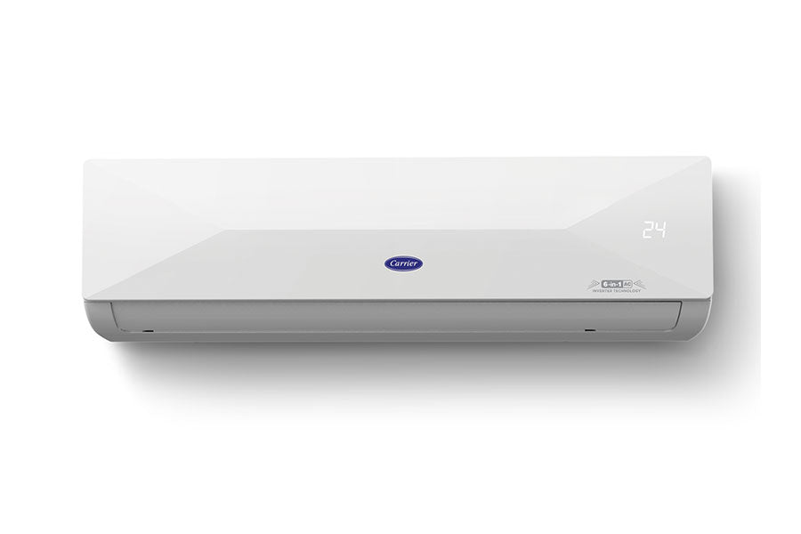 Carrier 1.5 Ton 5 Star Hybridjet Inverter Split AC CAI18IN5R31W1 (Copper, INDUS CXI, 6-in-1 Flexicool with Anti-Viral Guard & Smart Energy Display)