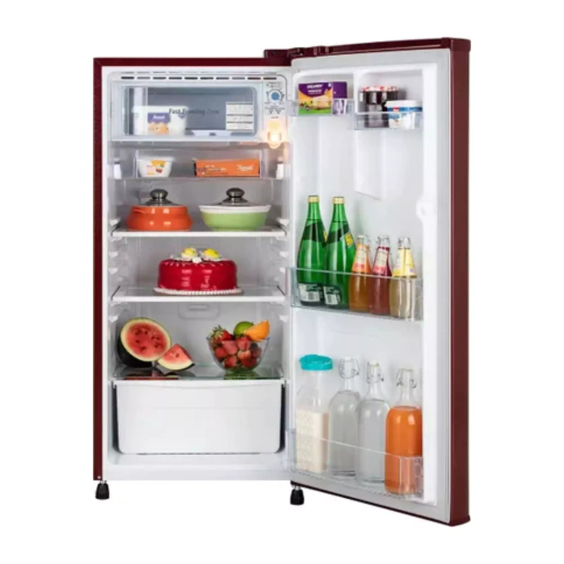 GL-B199RPRB - LG  190L 1 Star Single Door Refrigerator 