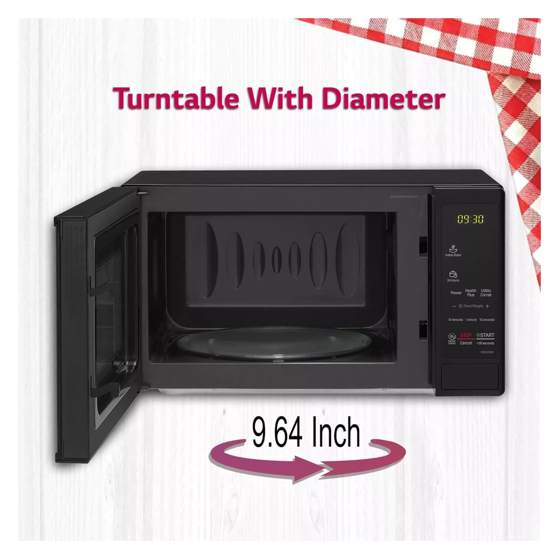 LG 20 L Solo Microwave Oven / Stainless Steel Cavity