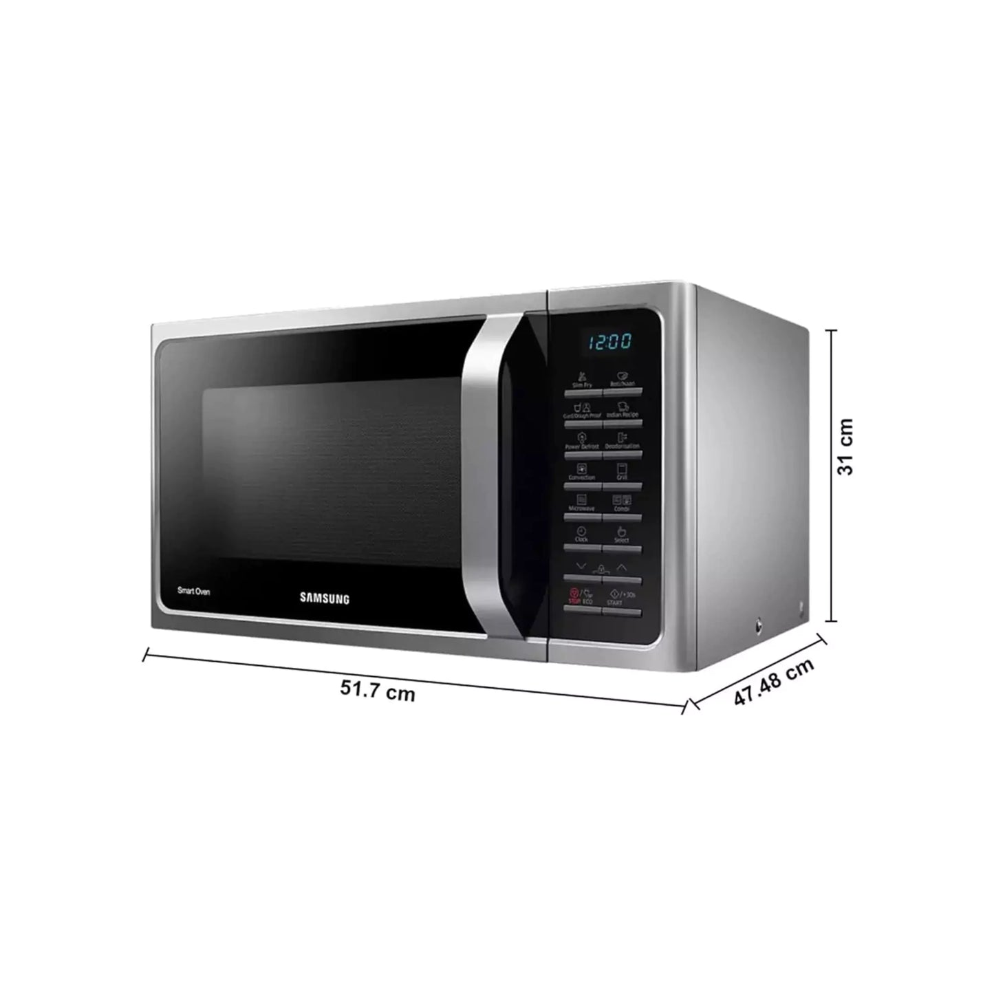 Samsung 28 L Convection Microwave Oven Dimensions - 47.5 x 51.7 x 31 Centimeters