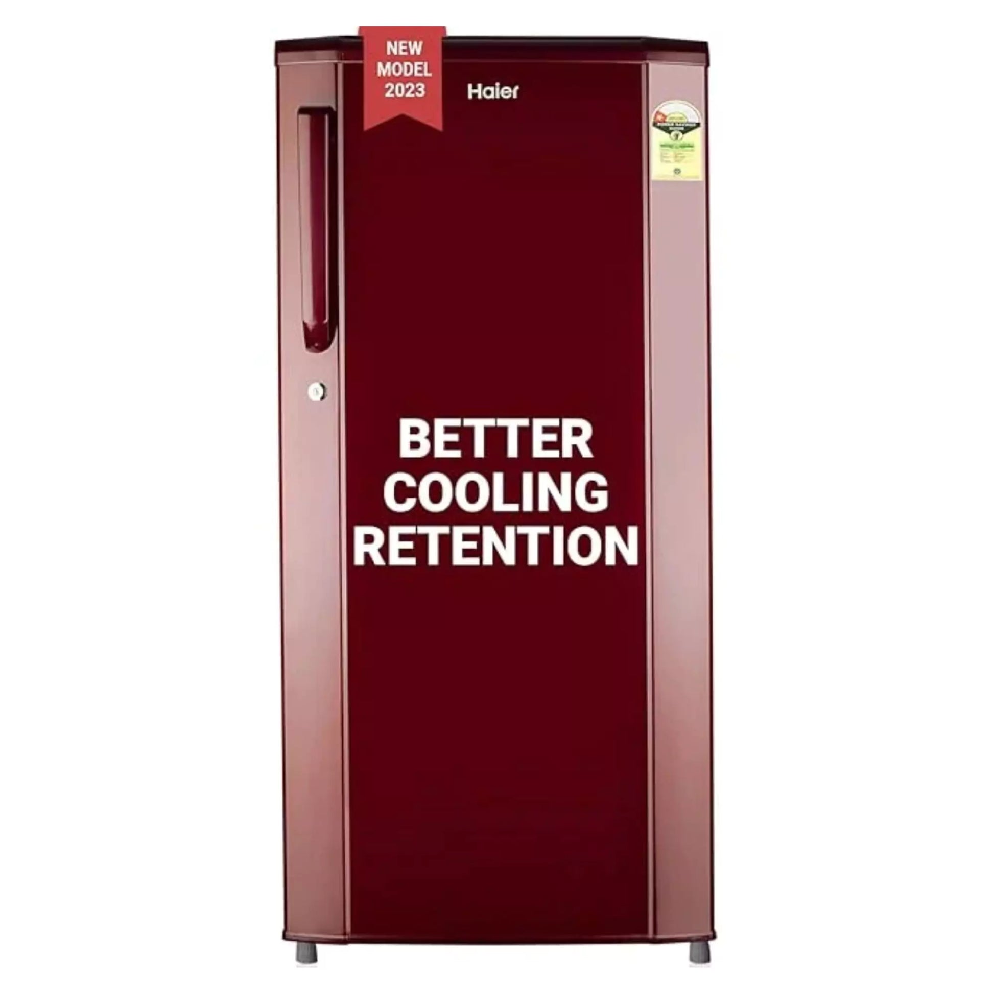 Haier 165L 1 Star Direct Cool Single Door Refrigerator HRD-1861BBR-N