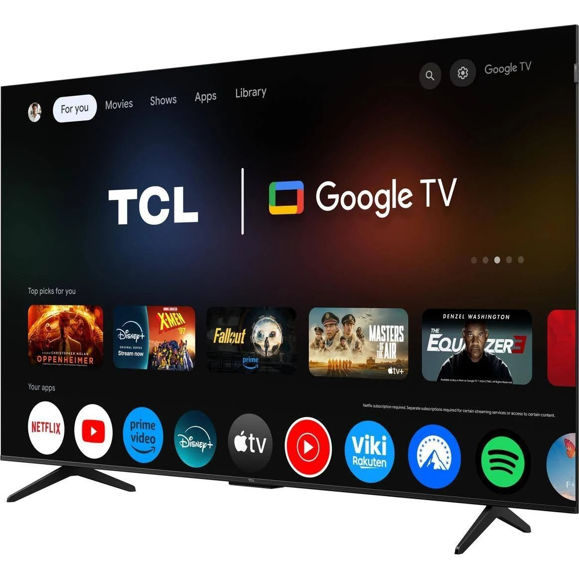 65″ TCL TVMODELS 65P7K QLED