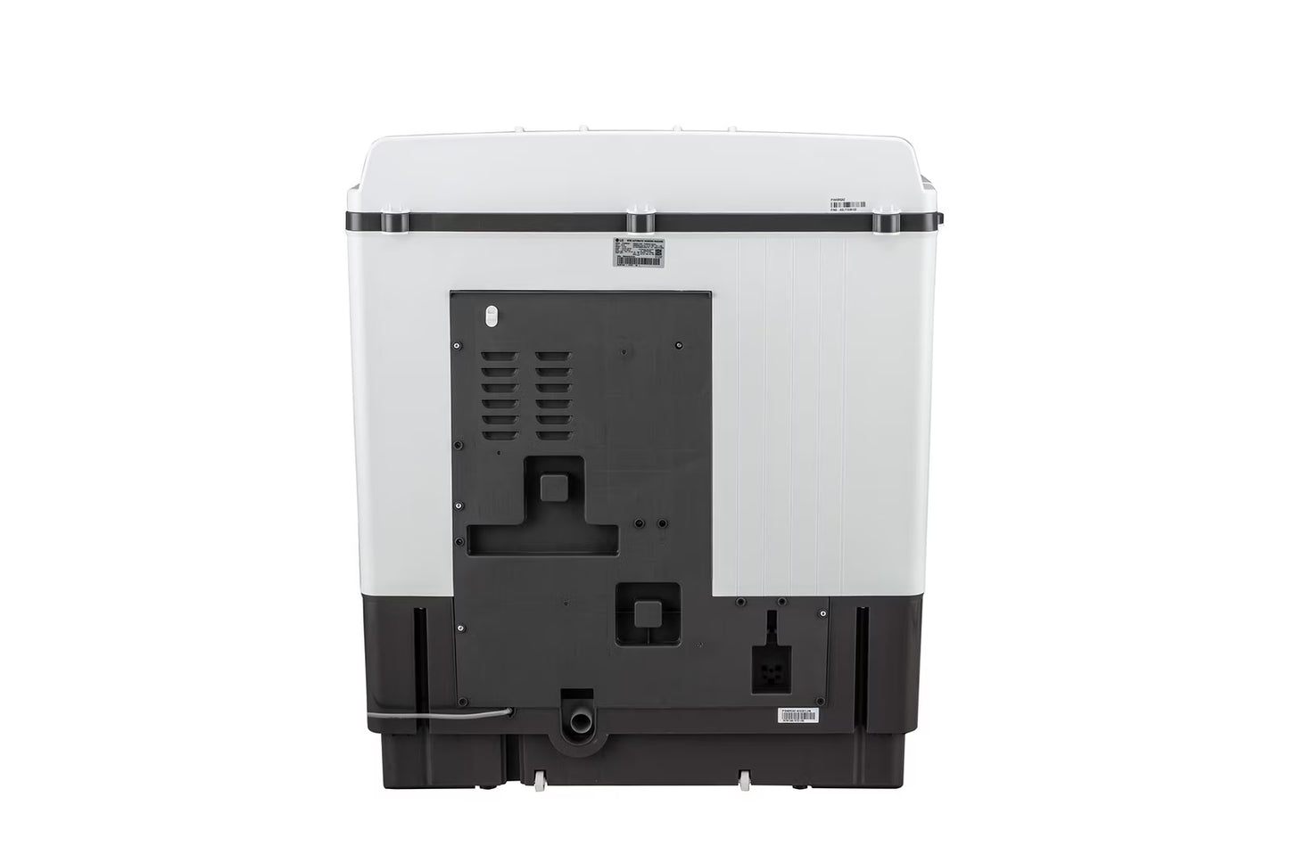 LG P7010NGAZ 7Kg Semi Automatic Washing Machine, Rat Away Technology, Dark Grey