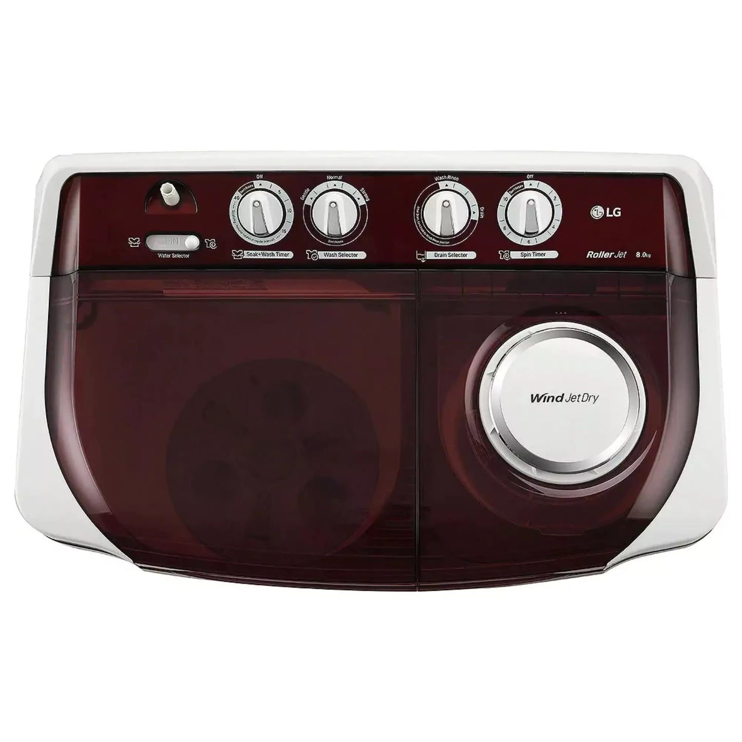 LG 8 kg Semi Automatic Washing Machine(P8035SRAZ)