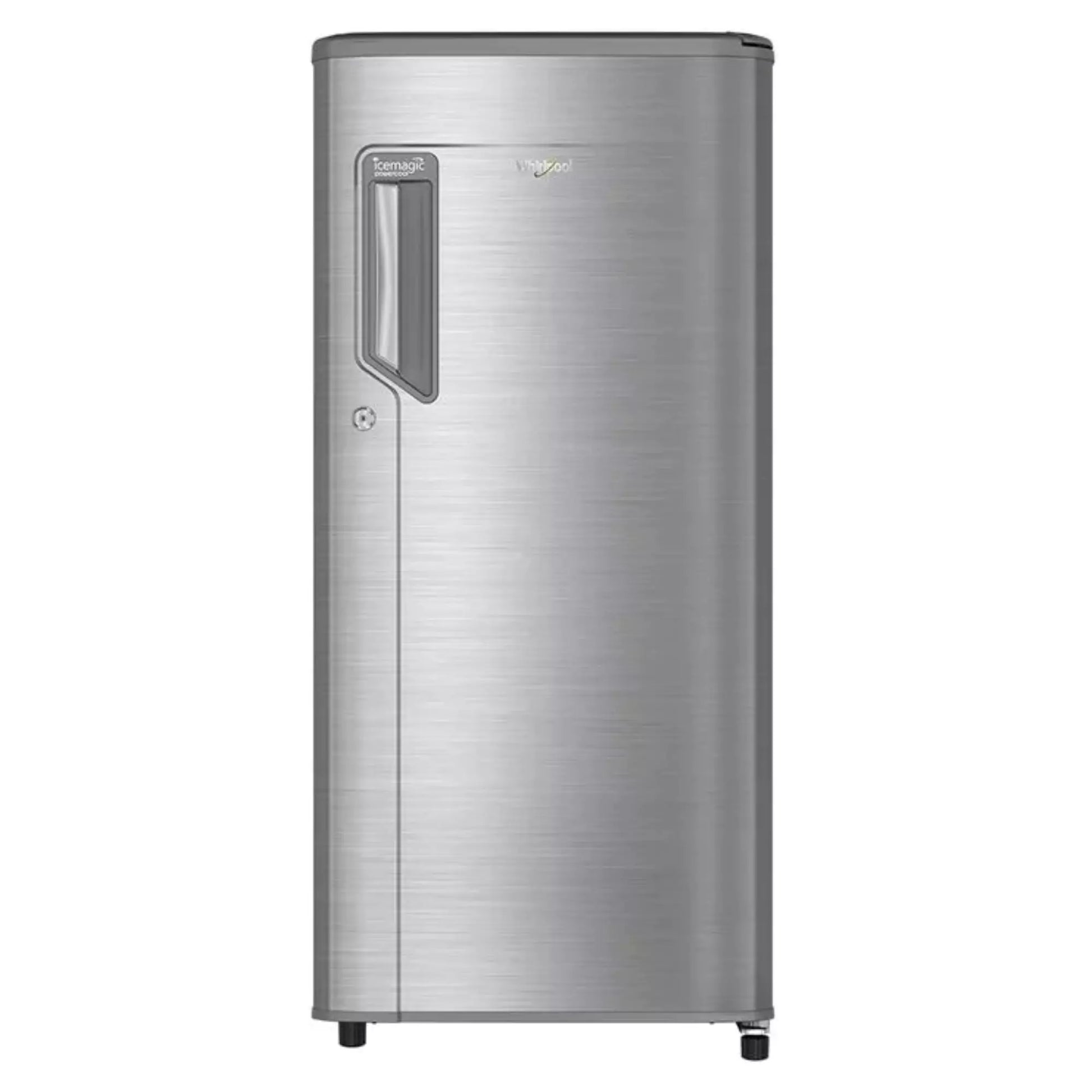 Whirlpool 184L 2 Star Single Door Refrigerator (Titan Steel-73191)