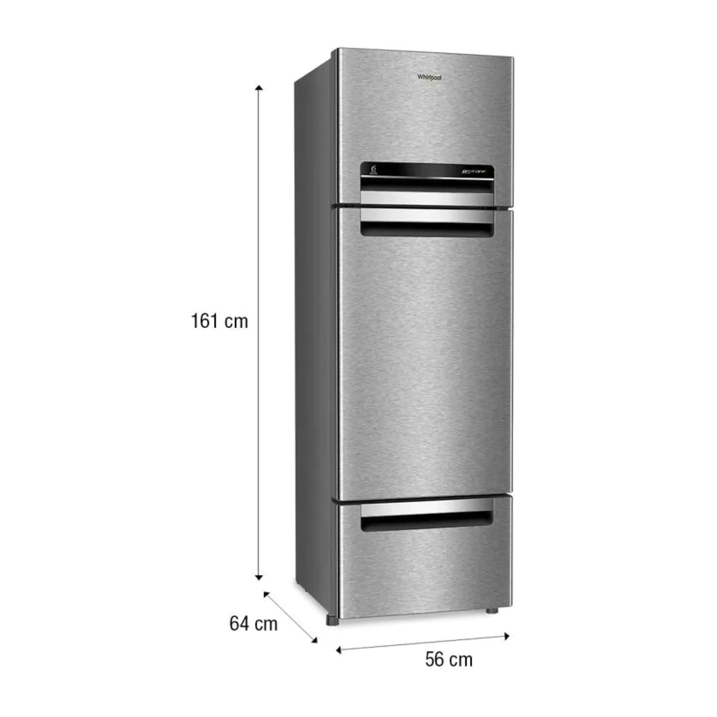 Whirlpool 240 L Frost Free Triple-Door Refrigerator(FP 263D Protton Roy, 20807)