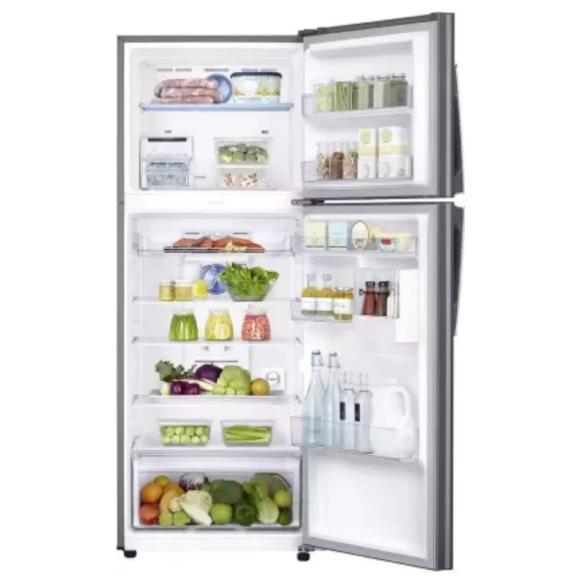 SAMSUNG 415 Litres 2 Star Double Door Refrigerator with Anti-Bacterial Protector keeps the fridge clean and hygienic 