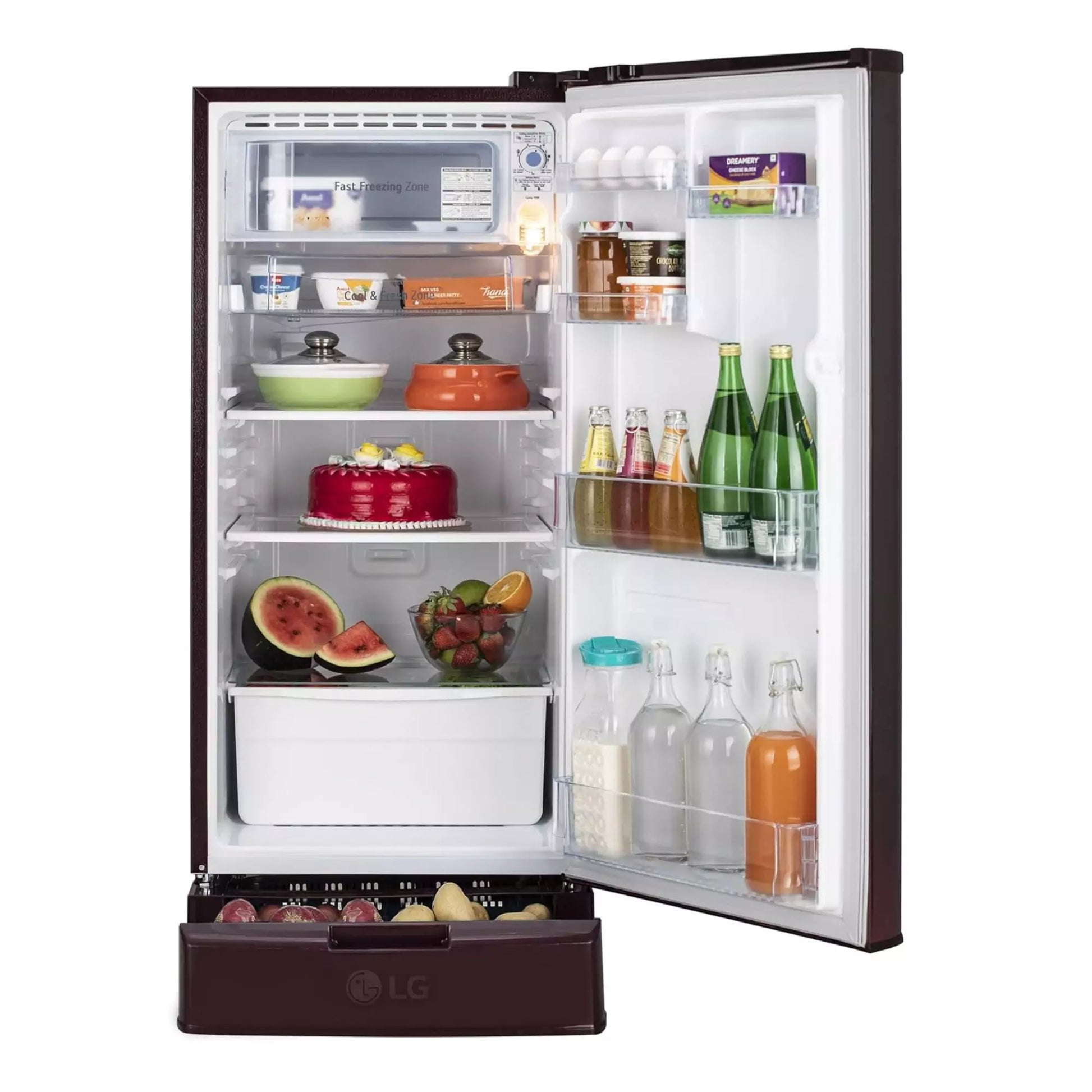 GL-D199OSPC ; Capacity. 190 L ; Energy Rating. 2 Star ; Refrigerator Type. Top Mount