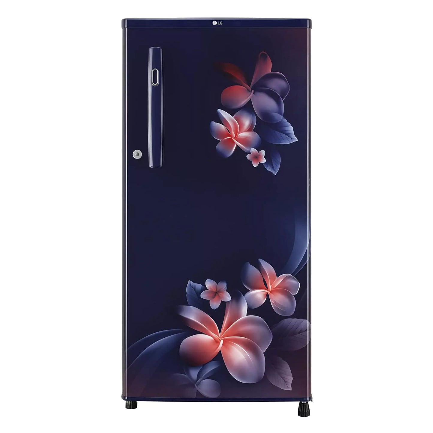 LG 190 L Direct Cool Single Door 2 Star Refrigerator (Blue Plumeria, GL-B199OBPC)