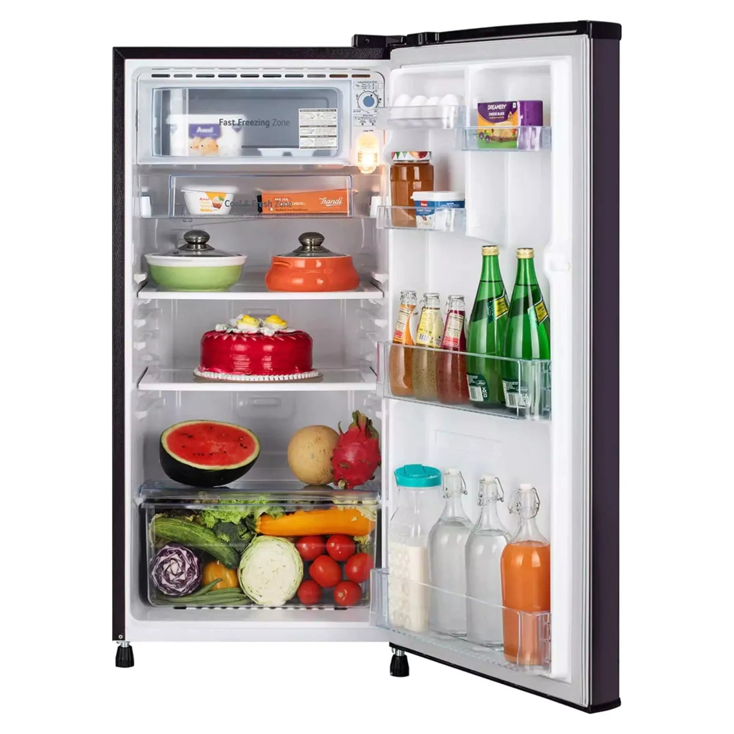 LG 190 L 2 Star Single Door Refrigerator (GL-B199OPGC)