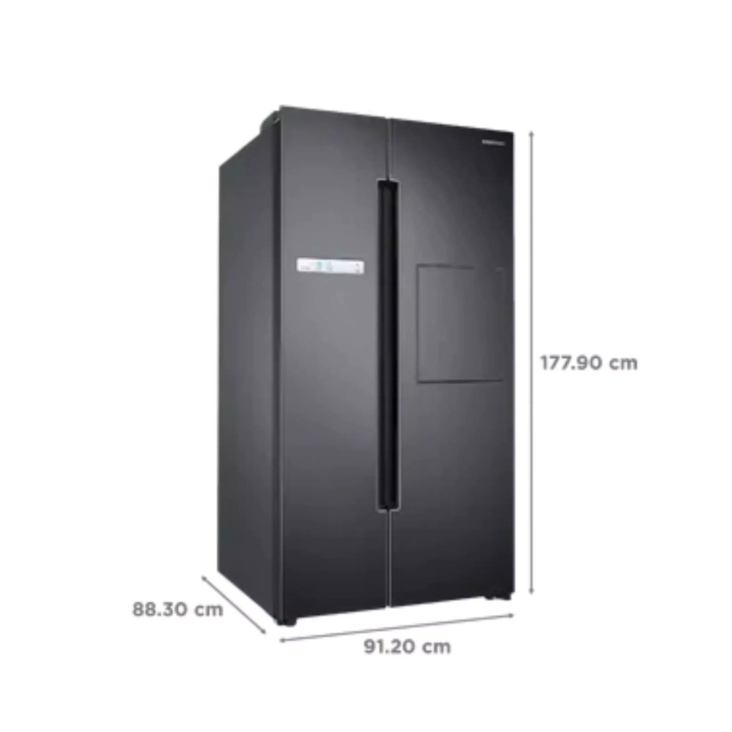 Samsung 845 L Inverter Frost-Free Side-By-Side Refrigerator (RS82A6000B1)