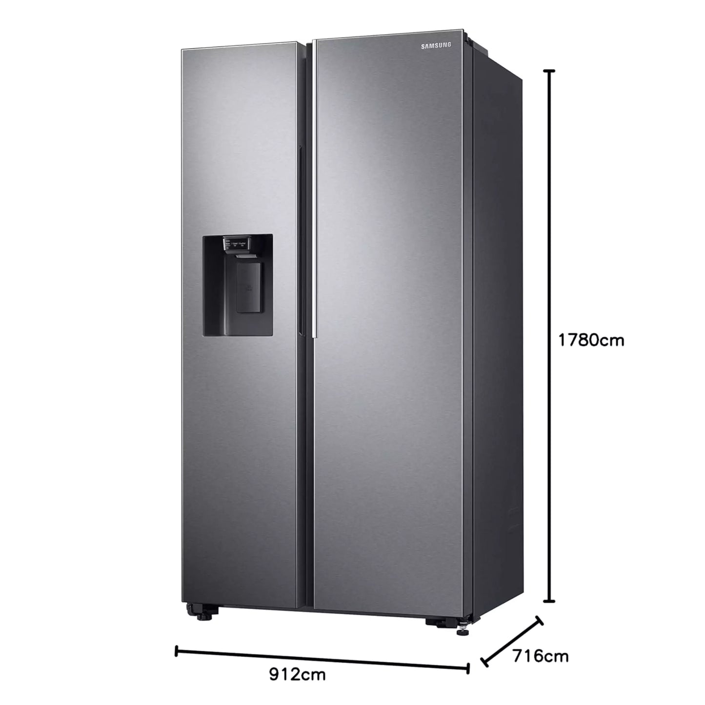 Samsung 676 L Side by Side Refrigerator (RS74R5101SL)