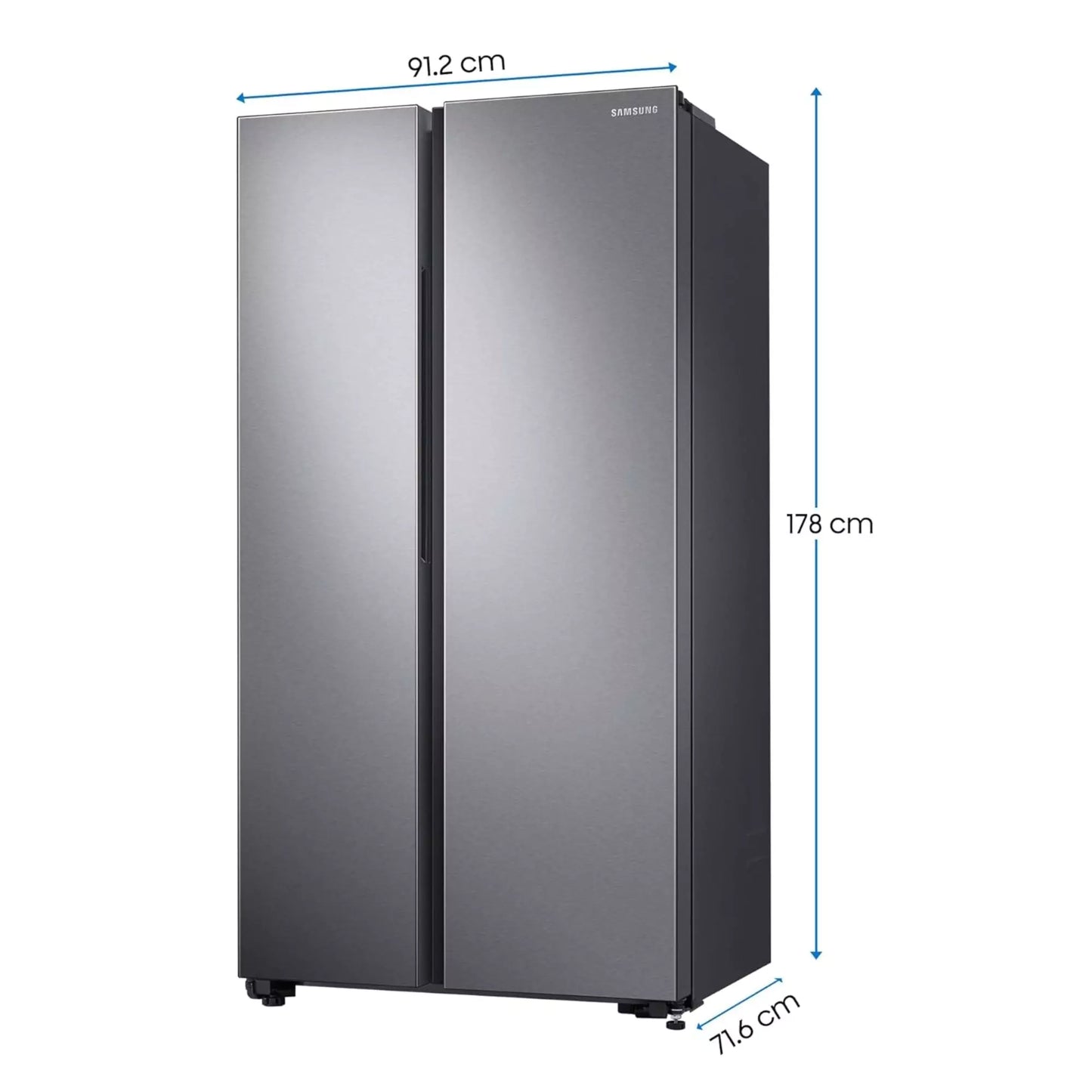 Samsung 700 L Inverter Frost-Free Side-by-Side Refrigerator (RS72R5011SL)