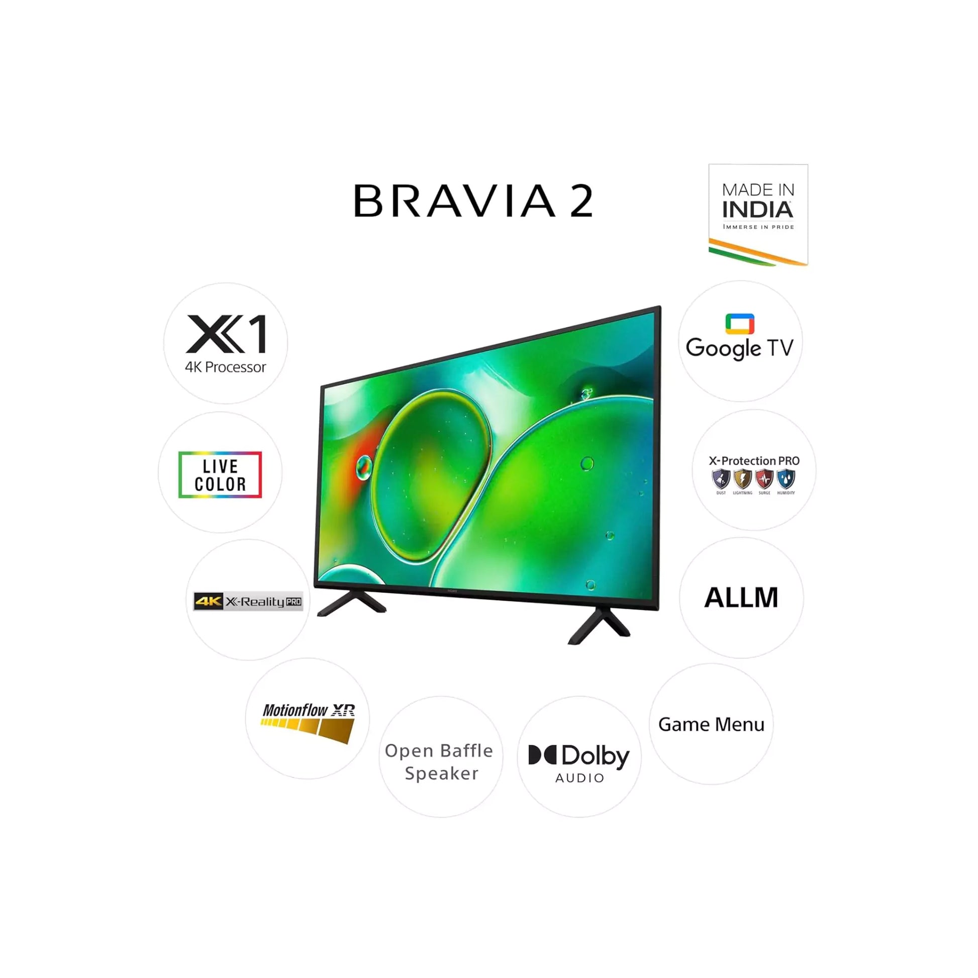 Sony BRAVIA 2 additional Features: Apple Airplay | Apple Homekit | Alexa