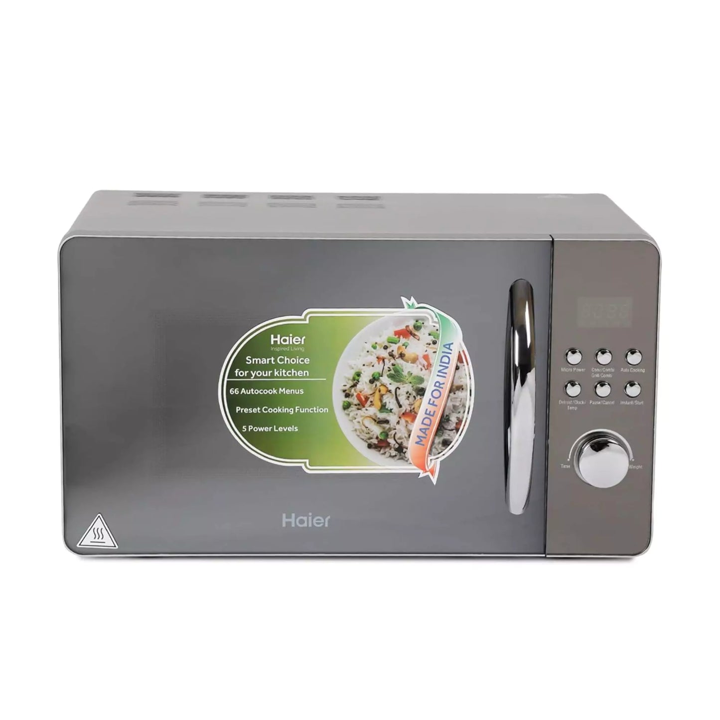 Haier 20L Convection Microwave Oven, Silver (HIL2001CSPH)