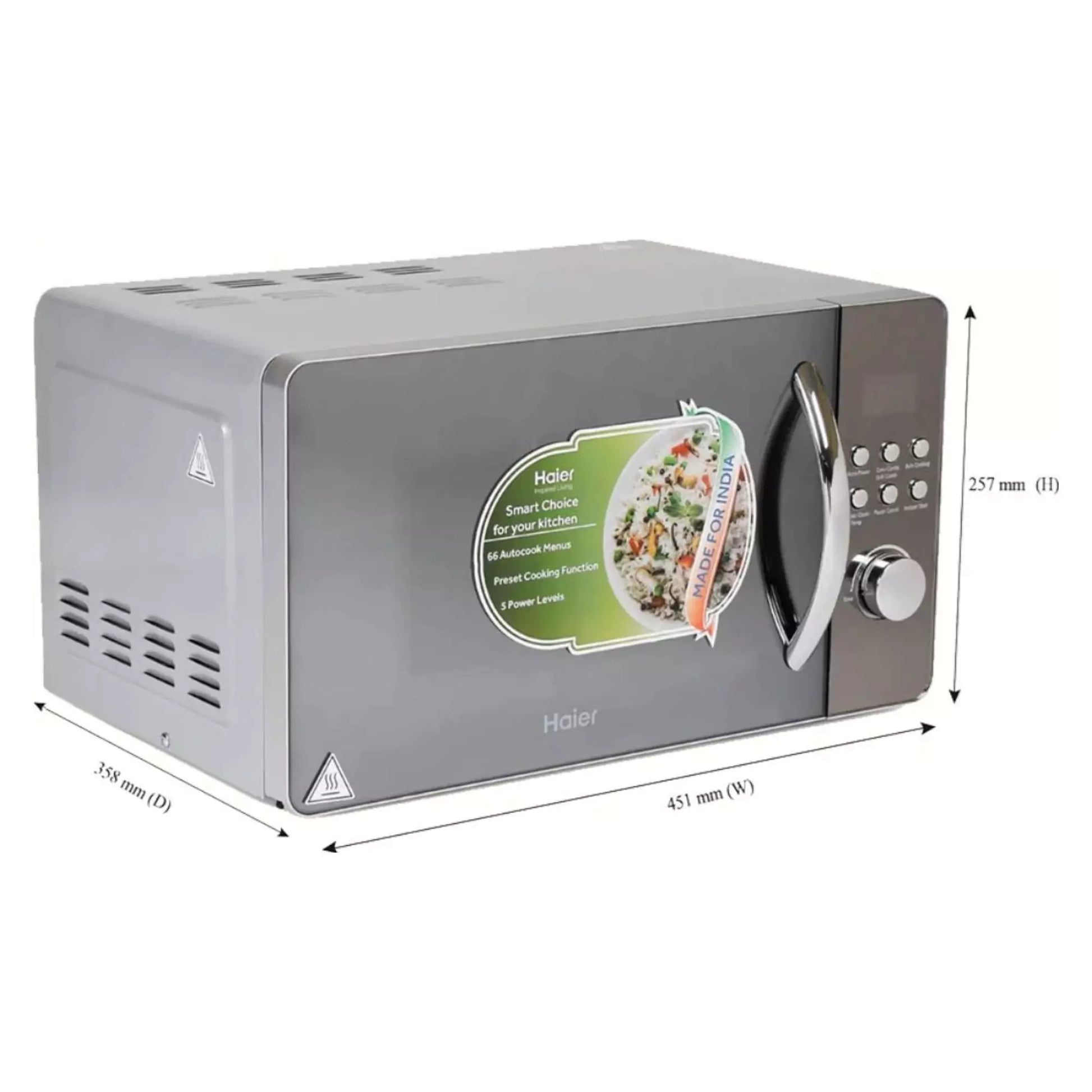 Haier 20 L Convection Microwave Oven / It brings the frozen food to normal temperature quickly.