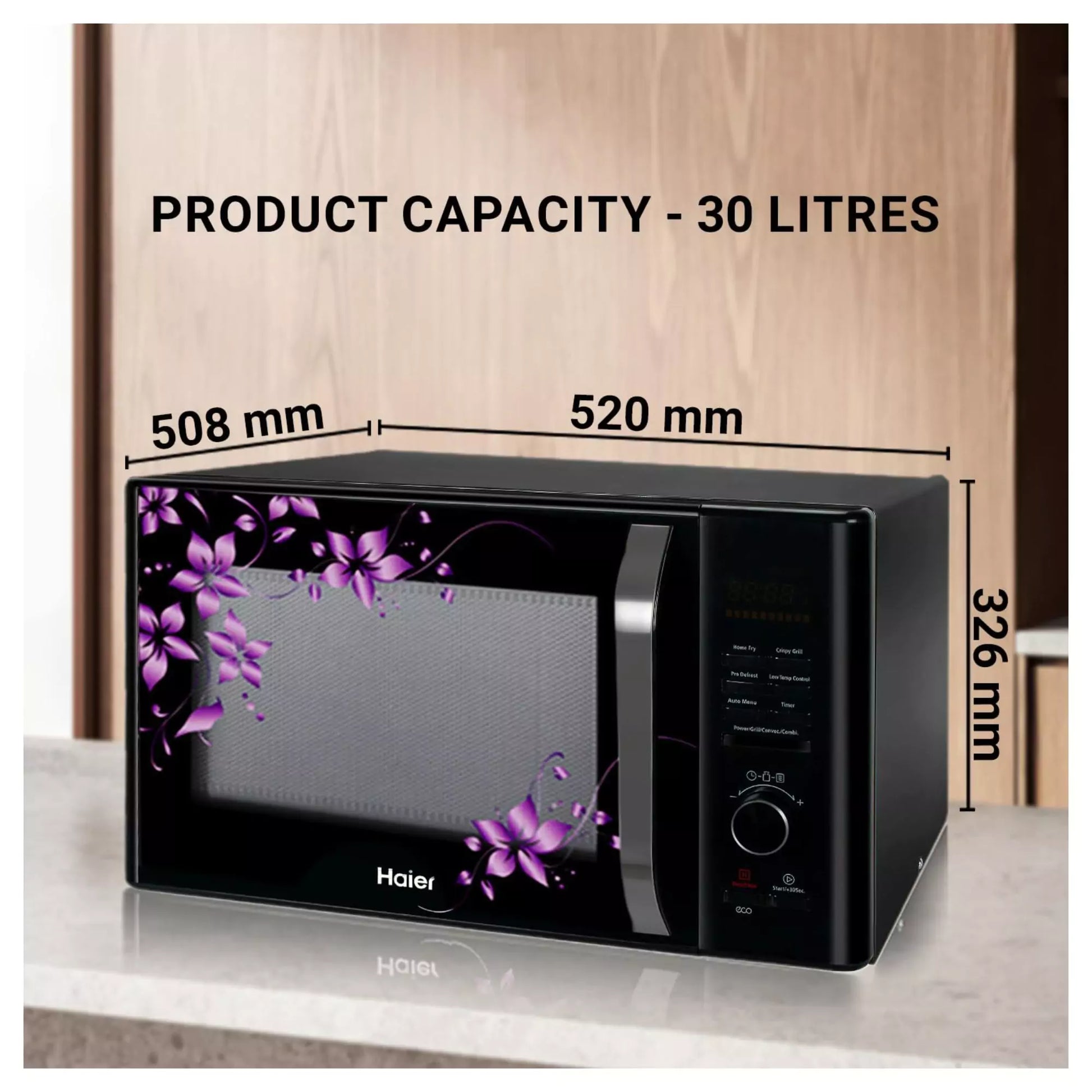 Haier HIL3001CBSH capacity - 30L