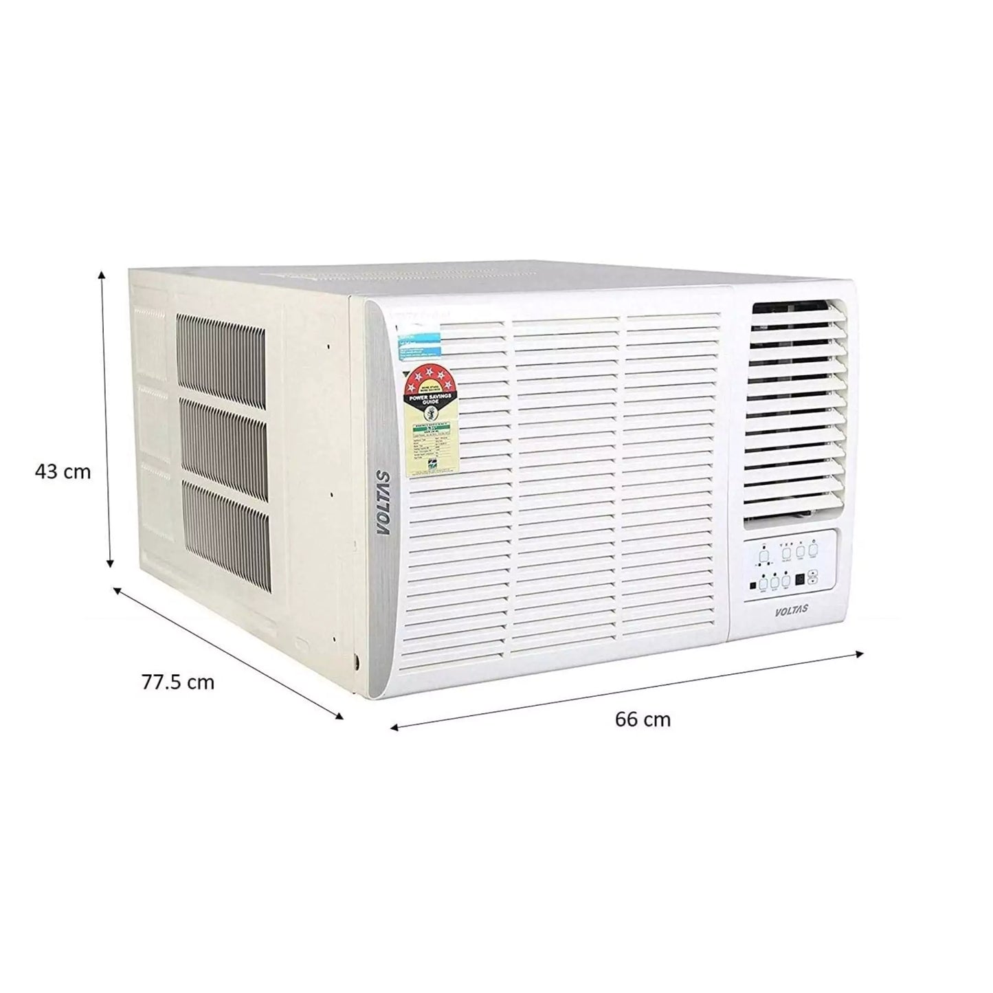 Voltas 1.5 Ton 5 Star, Inverter Window AC (185V Vertis Elite, White)